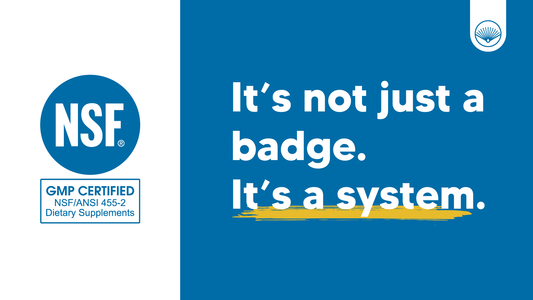 NSF/cGMP certification